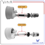 325076YP1TE Rimex Rozet taharet borusu-55mm - Görsel 3