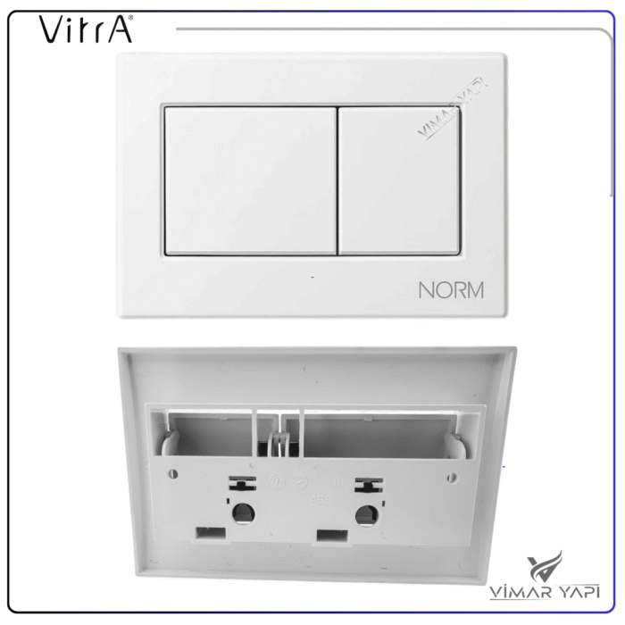 437011YP2 437011YP VitrA Kumanda Panel Beyaz (Norm)Ön kısım. - Görsel 2