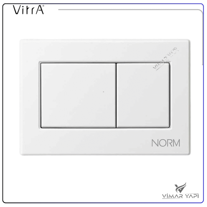 437011YP222 437011YP VitrA Kumanda Panel Beyaz (Norm)Ön kısım. - Görsel 1