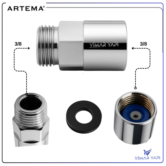 A3157601YP:3/8 Grup Çekvalf Adaptör - Görsel 1