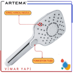 A3360401YP ARTEMA El Duşu 3 Fonksiyon 4252 - Görsel 4