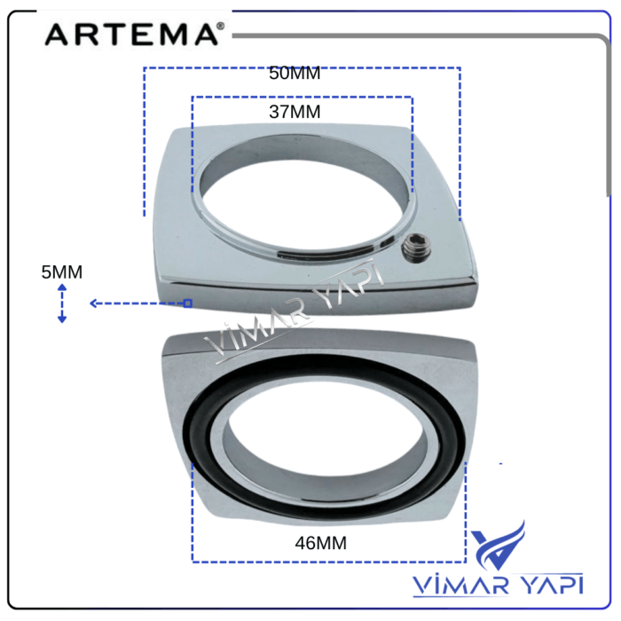 A3294701YP:Grup Rozet Q-LINE A23463YP:Eic Style O-Ring 39x3 - Görsel 2