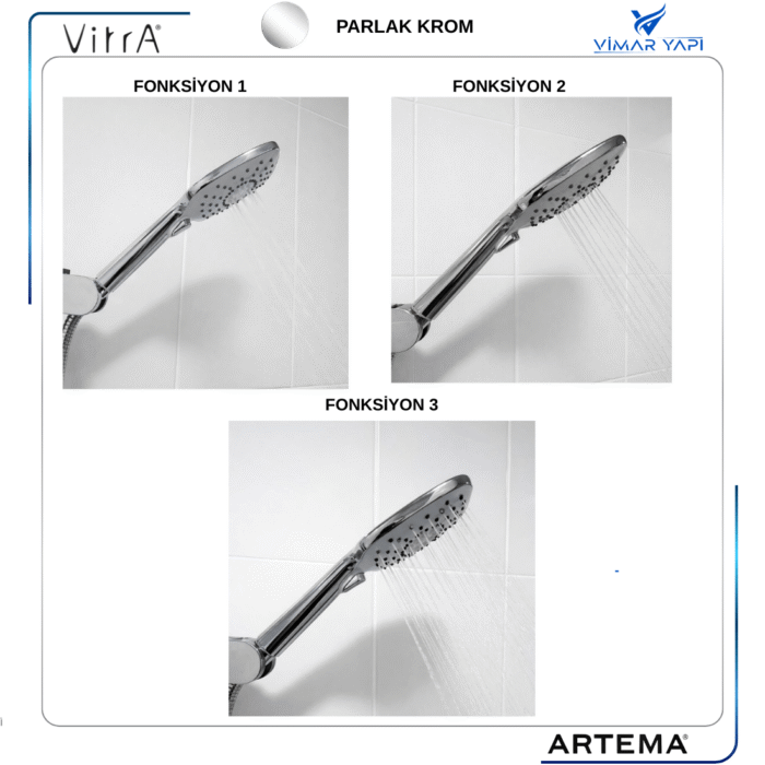 A3360401YP ARTEMA El Duşu 3 Fonksiyon 4252 - Görsel 2