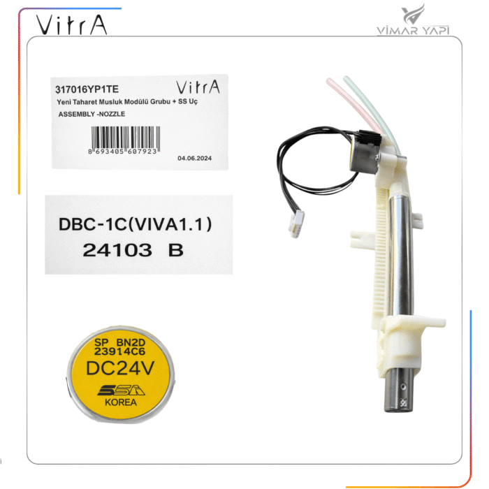 317016YP1TE V-CARE Yeni Taharet Musluk Modülü Grubu + SS Uç - Görsel 3