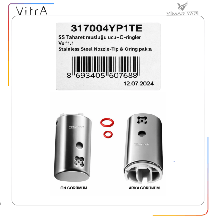 317004YP1TE Taharet musluğu ucu+O-ringler Ver1.1 - Görsel 7