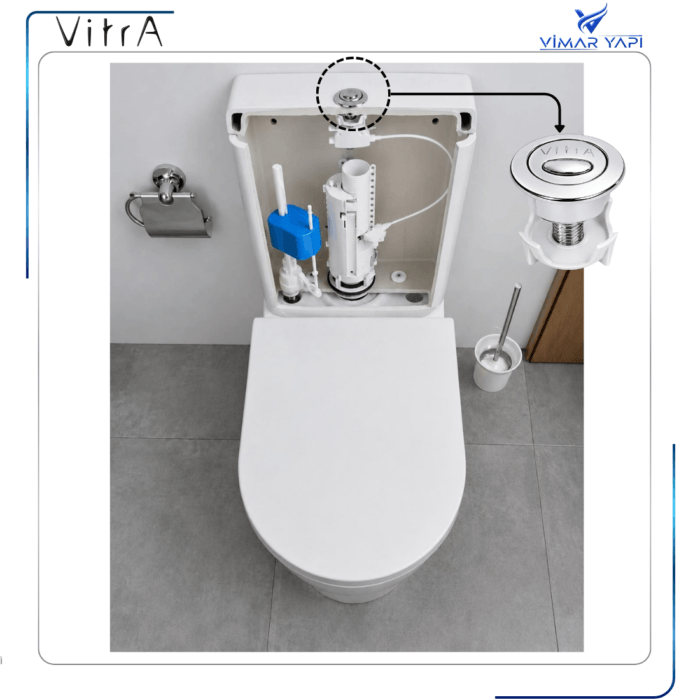 429549YP1TE 3/6 Halatlı İç Takım Boşaltma Basma Butonu - Görsel 2