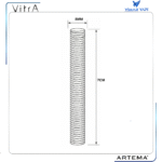 A33303YP Gr.Tespit Plaka+Saplama_M8/L=70 - Görsel 2