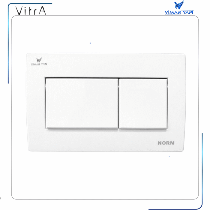 437011YP VitrA Kumanda Panel Beyaz (Norm)Ön kısım. - Görsel 3