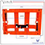 436551YP VitrA  İgr Plastik Çerçeve Grubu(Sirius/Family) - Görsel 2