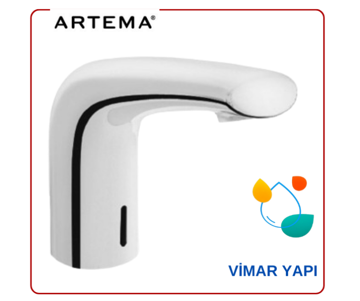 new product (Facebook Post) (Facebook Gönderisi) (37) A47104 ARTEMA Wing Fotoselli Lavabo Bataryası (Elektrikli - Çift Su Girişli) - Görsel 1