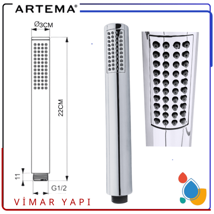 A38612YP MDS El Duşu Shake Kreç Kırıcılı - Görsel 2