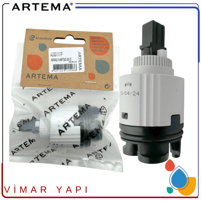 A28311YP ARTEMA-Kartuş Ayaklı Ø35 Citec Extra (A22874 Yerine) - Görsel 4