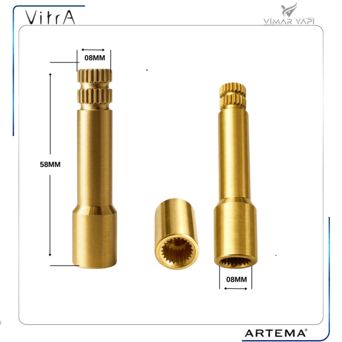 A2289440YP Ankastre Vana Mil Uzatma Parçası - Görsel 2