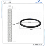 A31727YP Gr Tes.Saplaması+Plakası/M8 L=90 - Görsel 2