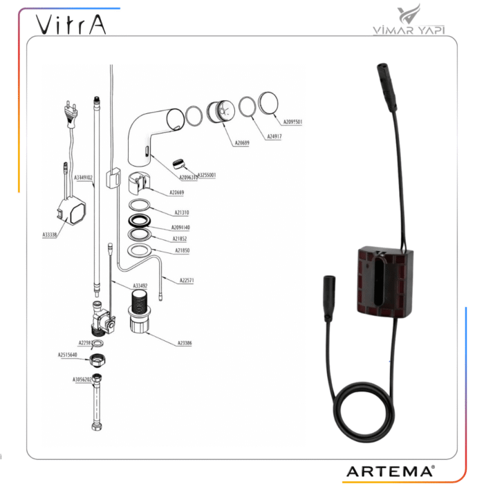 A22571YP Sensör Fotoselli 300mm - Görsel 5