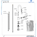 A21088YP El Duşu Yataklama Parçası Pull Out (A42146+A42145 Uyumlu - Görsel 4