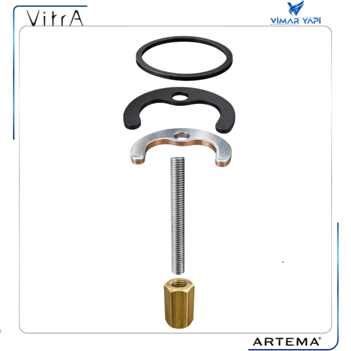 A31727YP Gr Tes.Saplaması+Plakası/M8 L=90 - Görsel 3