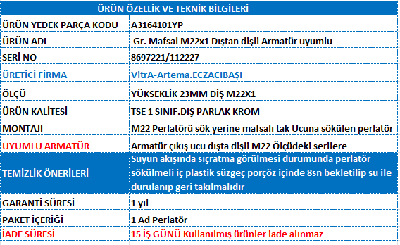 Ekran görüntüsü 2025-05-30 014217 A3164101YP Gr. Mafsal M22x1 - Görsel 4