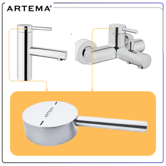 A3288701YP Kumanda Kolu Lavabo+Banyo+Duş Pure - Görsel 3