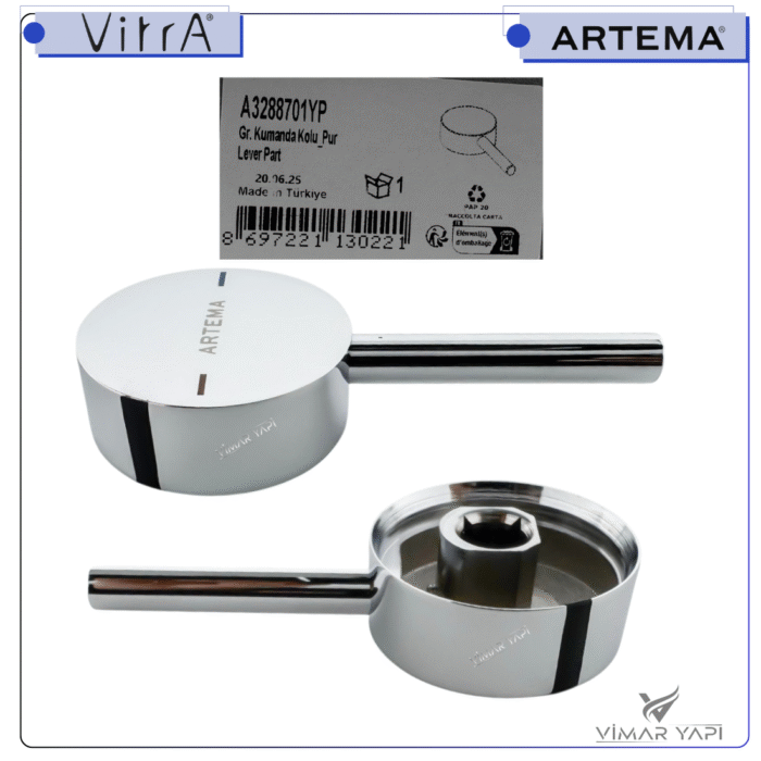 A3288701YP Kumanda Kolu Lavabo+Banyo+Duş Pure - Görsel 4