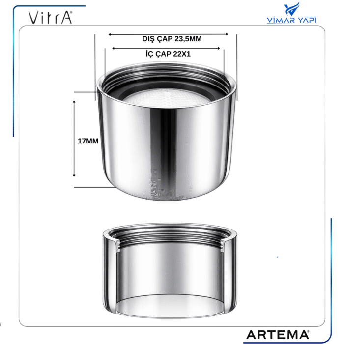A3304601YP Gr. Perlatör M22x1 Dak 8L 402054053 - Görsel 2