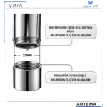 A3304601YP Gr. Perlatör M22x1 Dak 8L 402054053 - Görsel 3