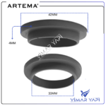 A24244YP Batarya Gövde Alt Contası - Görsel 3