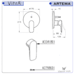 A3341801YP+A2298601YP Kumanda Kolu  X-Line Ank Ban Bat - Görsel 4