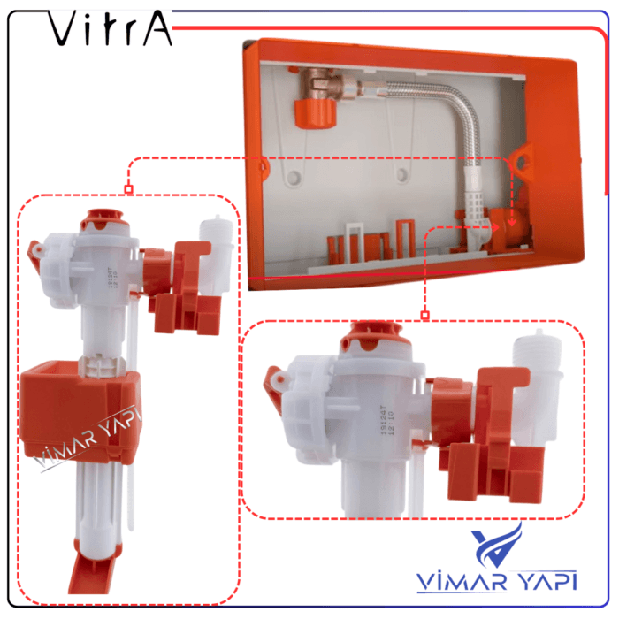 GÜNCEL TASARIM (1100 x 1100 piksel) (9) 436895YP VitrA Doldurma Grubu Dirsekli 1/2 - Görsel 2
