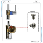 A25375YP Vida M3x4 DIN 7985 Armatür Çıkış Boru Sabitleme