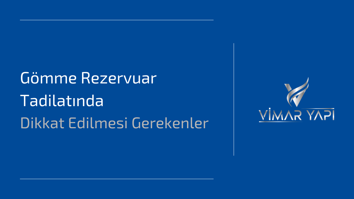 Gömme Rezervuar Tadilatında Dikkat Edilmesi Gerekenler 1 Gömme rezervuar tadilatı ve çözüm önerileri.
