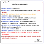437020YP Kumanda Paneli Grup Parlak Krom Norm (Ön Kısım) - Görsel 6