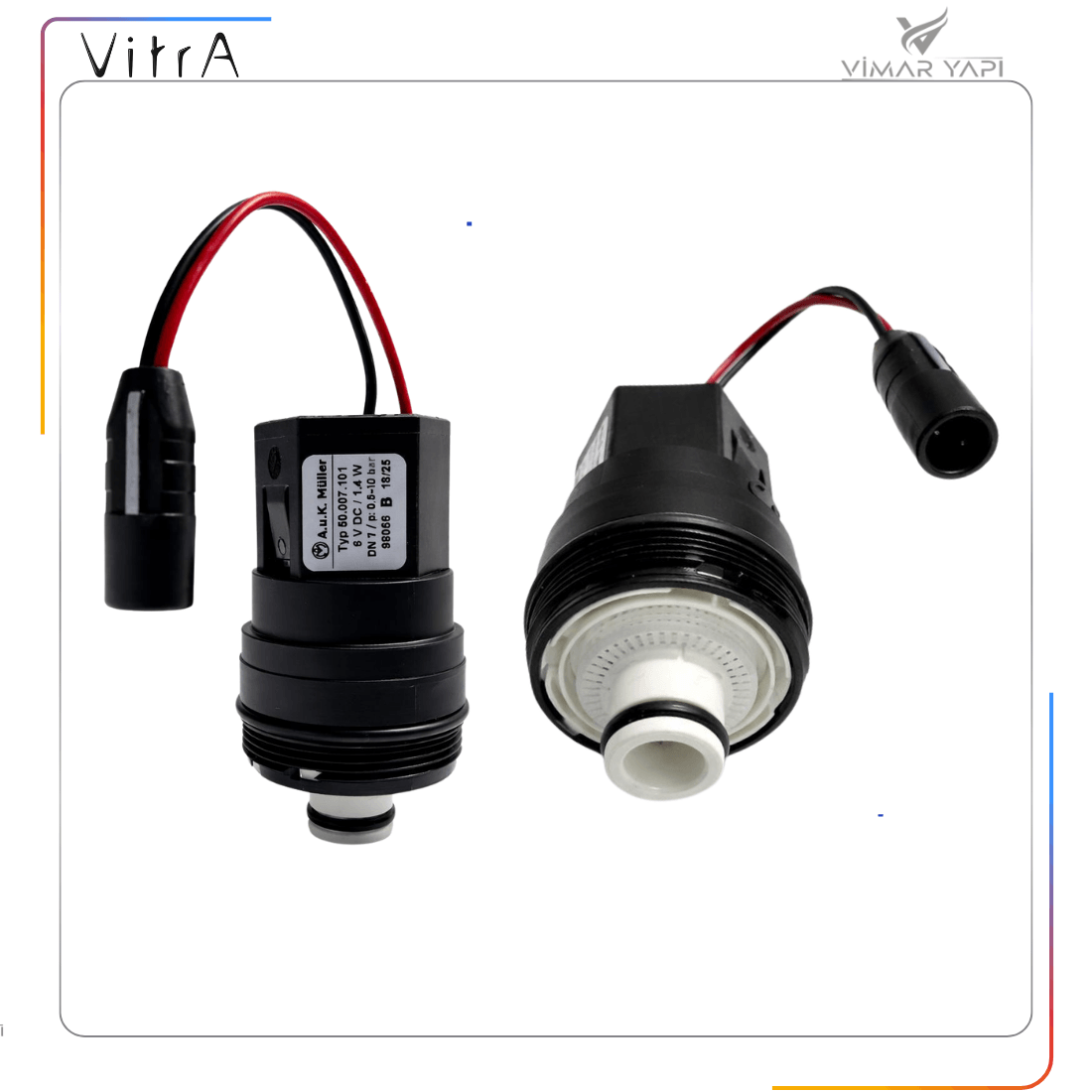 431283YP1TE VitrA Yeni Selenoid Valf ve Somun M28x1mm