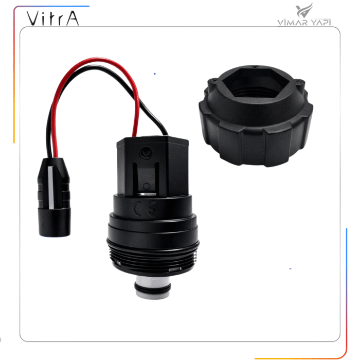 431283YP1TE VitrA Yeni Selenoid Valf ve Somun M28x1mm - Görsel 5