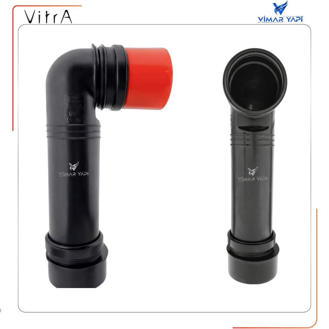 437420YP Gömme Rez Atık Su Dirsek Grubu Ø90