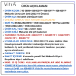 Mekanik Dönüşüm Seti (2013 Yıl Öncesi)740-0680+436462YP+436404YP+436469YP - Görsel 8