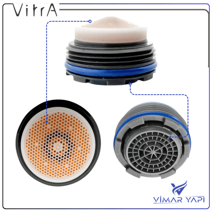GÜNCEL TASARIM (1100 x 1100 piksel) (6) A25132YP VitrA-Artema.Perlatör M215x1 5l CacheSLC 42.0251.010 - Görsel 1