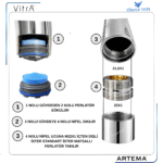 A2580101YP+A3304601YP Gr. Perlatör M22x1 Perlatör Nipeli Seti - Görsel 2