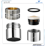 A2580101YP+A3304601YP Gr. Perlatör M22x1 Perlatör Nipeli Seti