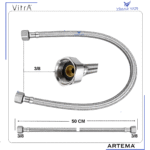 A3264502YP VitrA-ARTEMA.Flex Hortum G3/8 G3/8 50CM DN6