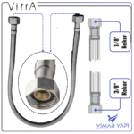 A3264602YP VitrA-Artema.Flex Hortum G3/8 G3/8 60Cm DN6 - Görsel 3