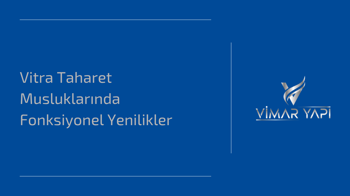 Vitra Taharet Musluklarında Fonksiyonel Yenilikler 1 Vitra taharet musluğu ile banyo hijyeninde fonksiyonel çözüm