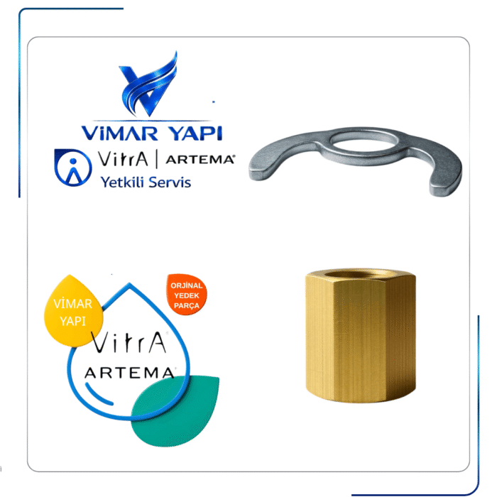 A2218340YP+A2218240YP  Tespit Plakası Pull Out Tespit Somunu M15x1 - Görsel 3