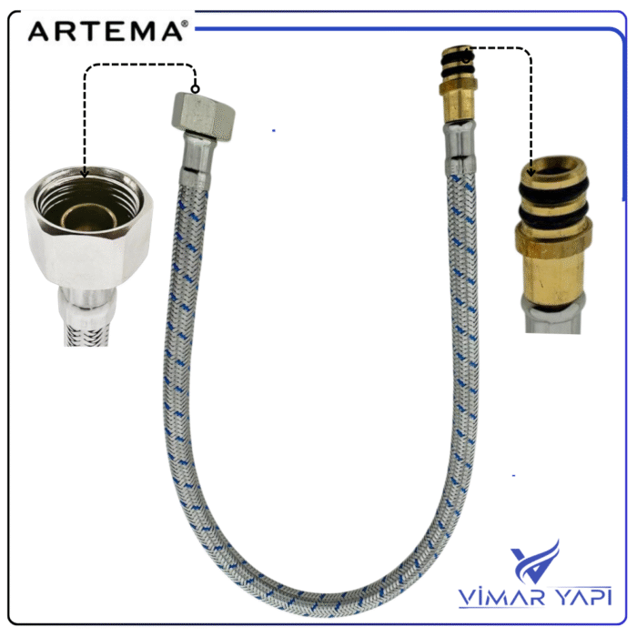 GÜNCEL TASARIM (1100 x 1100 piksel) (15) A3343502YP Flex Hortum Q105xG3/8 L500 DN6 - Görsel 3