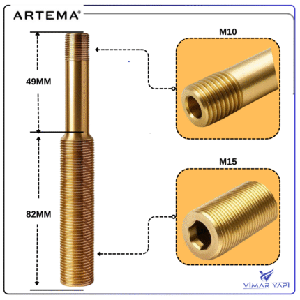 A2522040YP Tespit Saplaması M10x1/M15x1 (Eski seri)