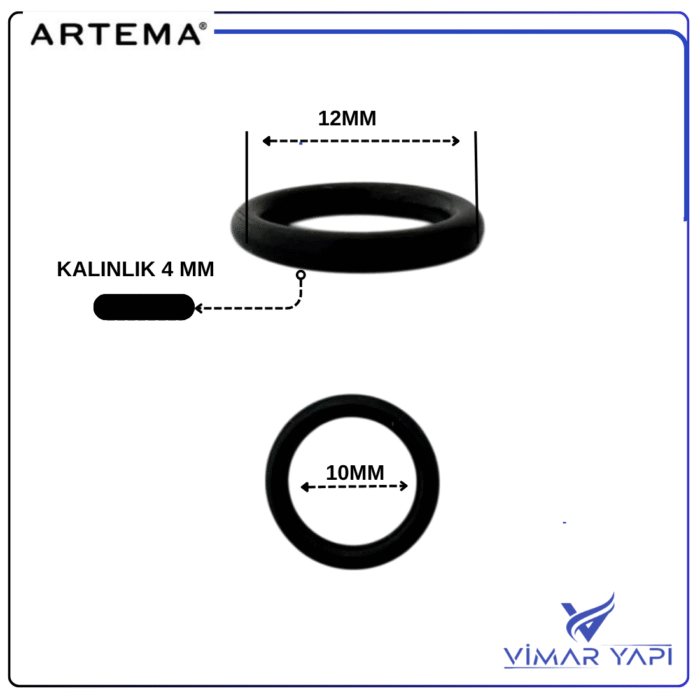 A20618YP O-Ring Ank Lavabo Banyo Bat Çıkış Ucu için - Görsel 1