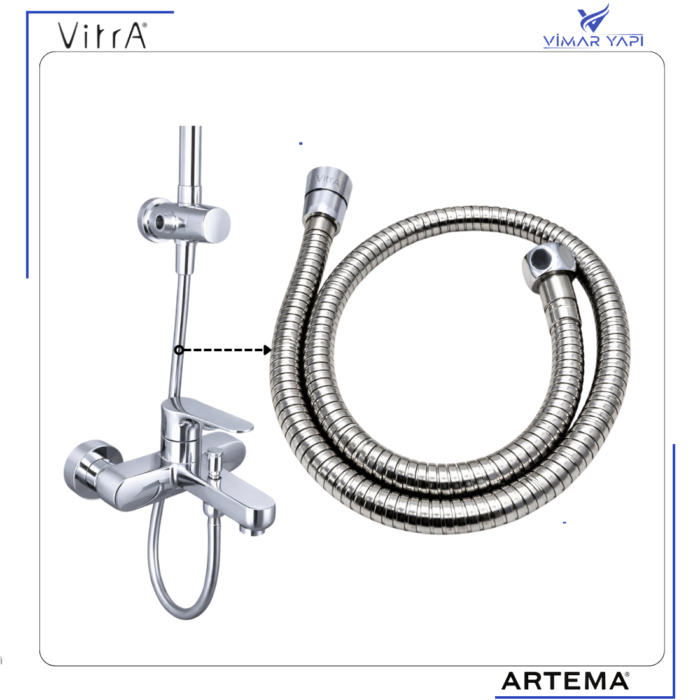 A3246201YP Kolon Duş Gr. Spiral R1/2 L=80CM (ADRAGON) Kenetli - Görsel 7