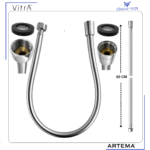 A3343901YP Kolon Duş Spiral Chromolux 60 Cm (ACS) 1/2