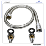 A3246201YP Kolon Duş Gr. Spiral R1/2 L=80CM (ADRAGON) Kenetli