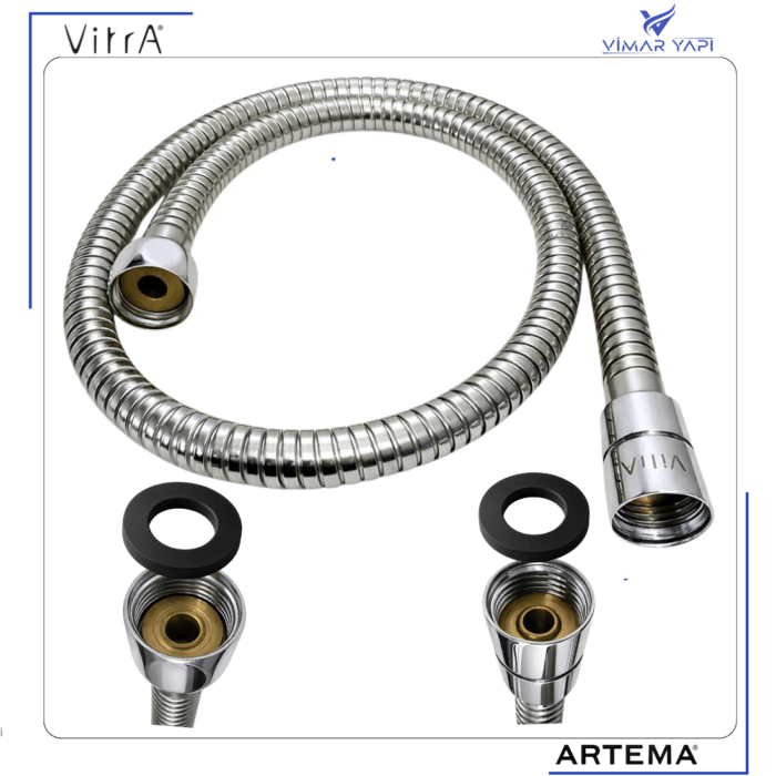 A3246201YP Kolon Duş Gr. Spiral R1/2 L=80CM (ADRAGON) Kenetli - Görsel 6